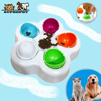 suprepet pets toys for dogs fun interactive dog toy rotating iq trainning dog supplies puppy cat bowl leaking ball slow food toy