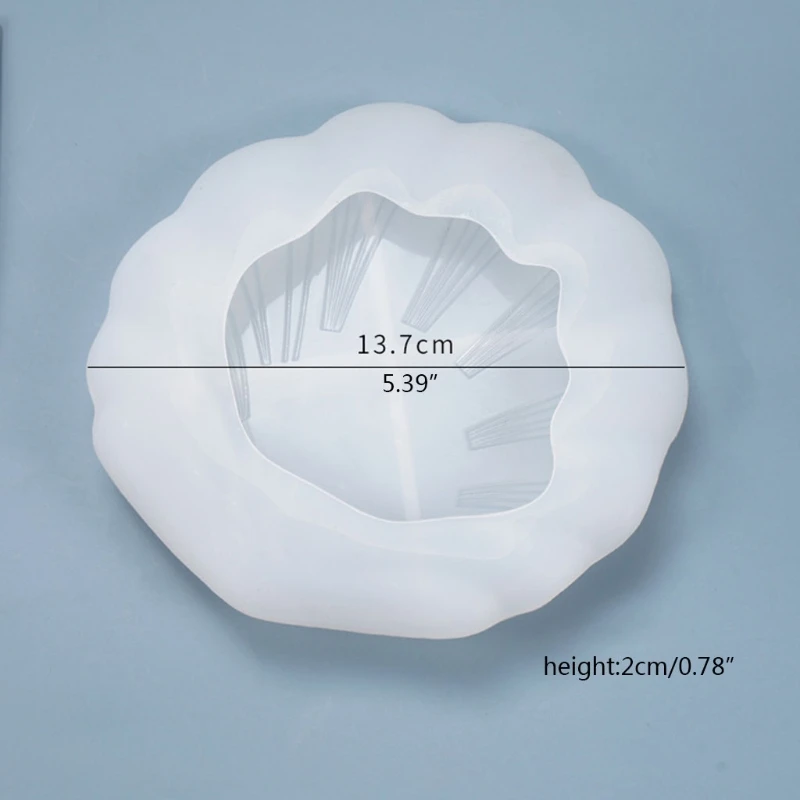 

Shell Dish Plate Casting Silicone Mould Crystal Epoxy Resin Mold DIY Crafts Jewelry Decoration Making Tools