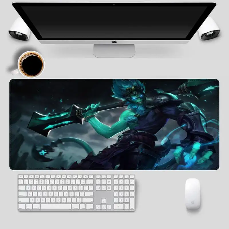 Брендовый коврик для мыши League of Legends Wukong игровой клавиатуры Настольный игровые