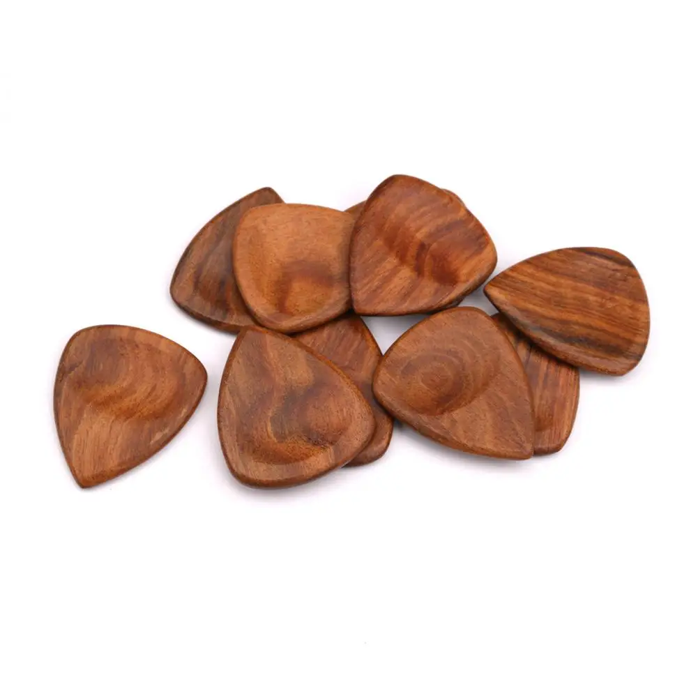 holz gitarre picks bass ukulele plektrum hearted form picks elektrische akustische gitarre picks kann drillable für anhänger geschenk free g