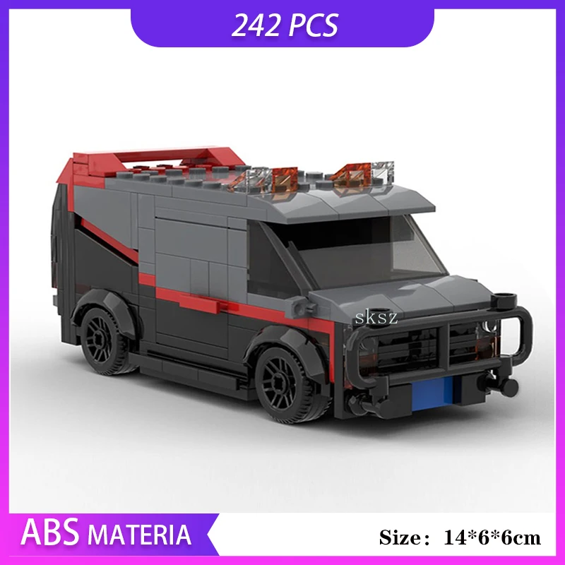 Кубики Moc модель автомобиля Секретная служба сделай сам строительные блоки