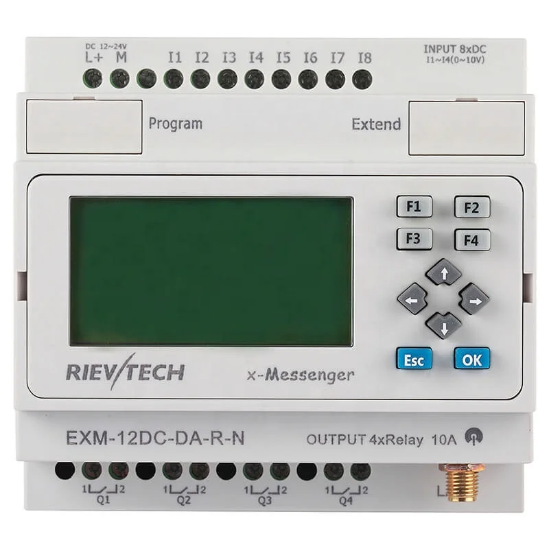 

EXM-12DC-DA-R-N-HMI PLC программируемое реле для контроллера автоматизации
