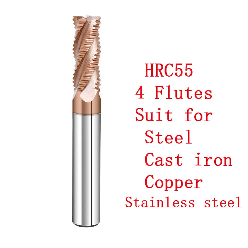 

Фреза Xuhan 4.6.8.10.12.14.16.18.20 для черновой обработки