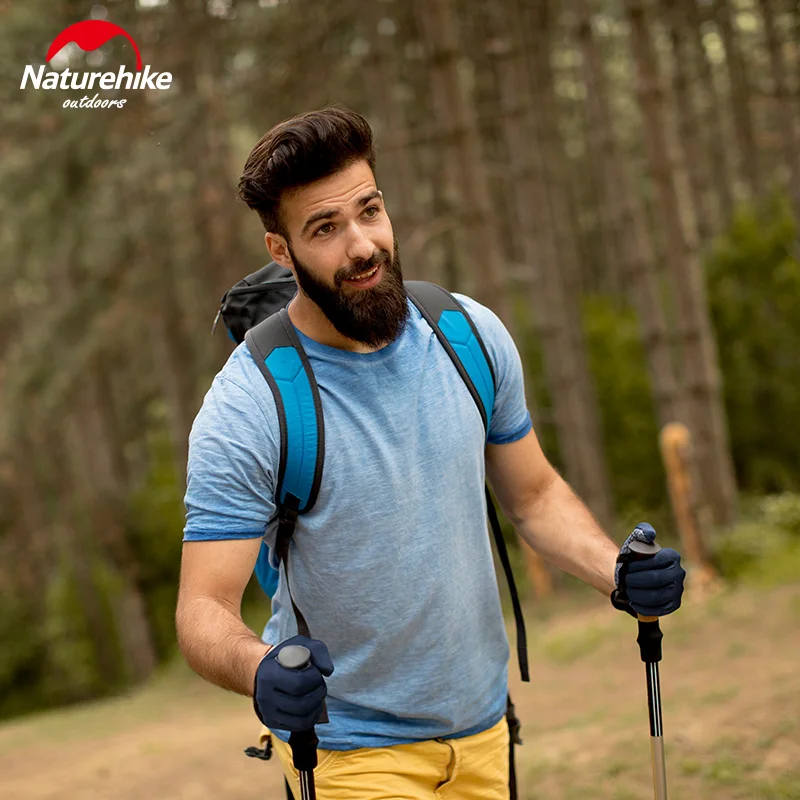 Naturehike NH20FS015 противоскользящие компрессионные легкие перчатки с сенсорным