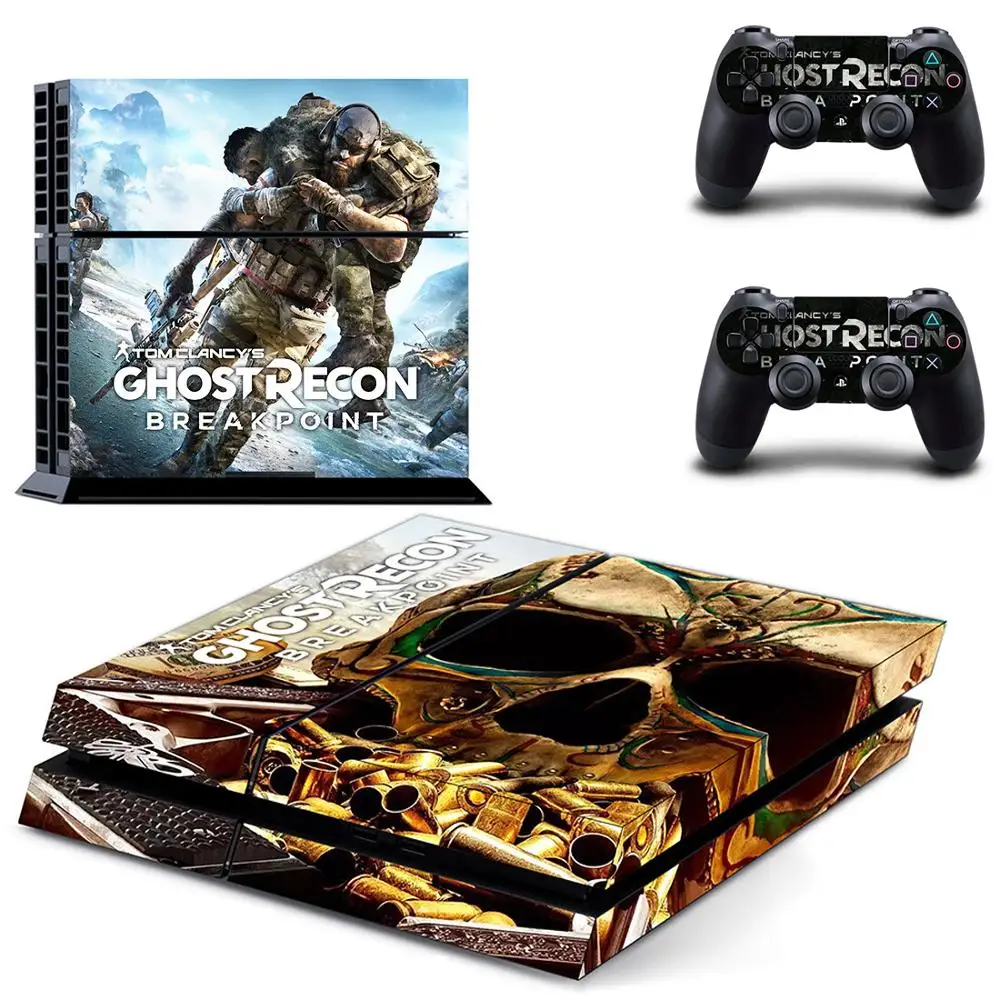 

Tom Clancy’s Ghost Recon: Breakpoint PS4 Stickers Play station 4 Skin Sticker For PlayStation 4 PS4 Console & Controller Skins