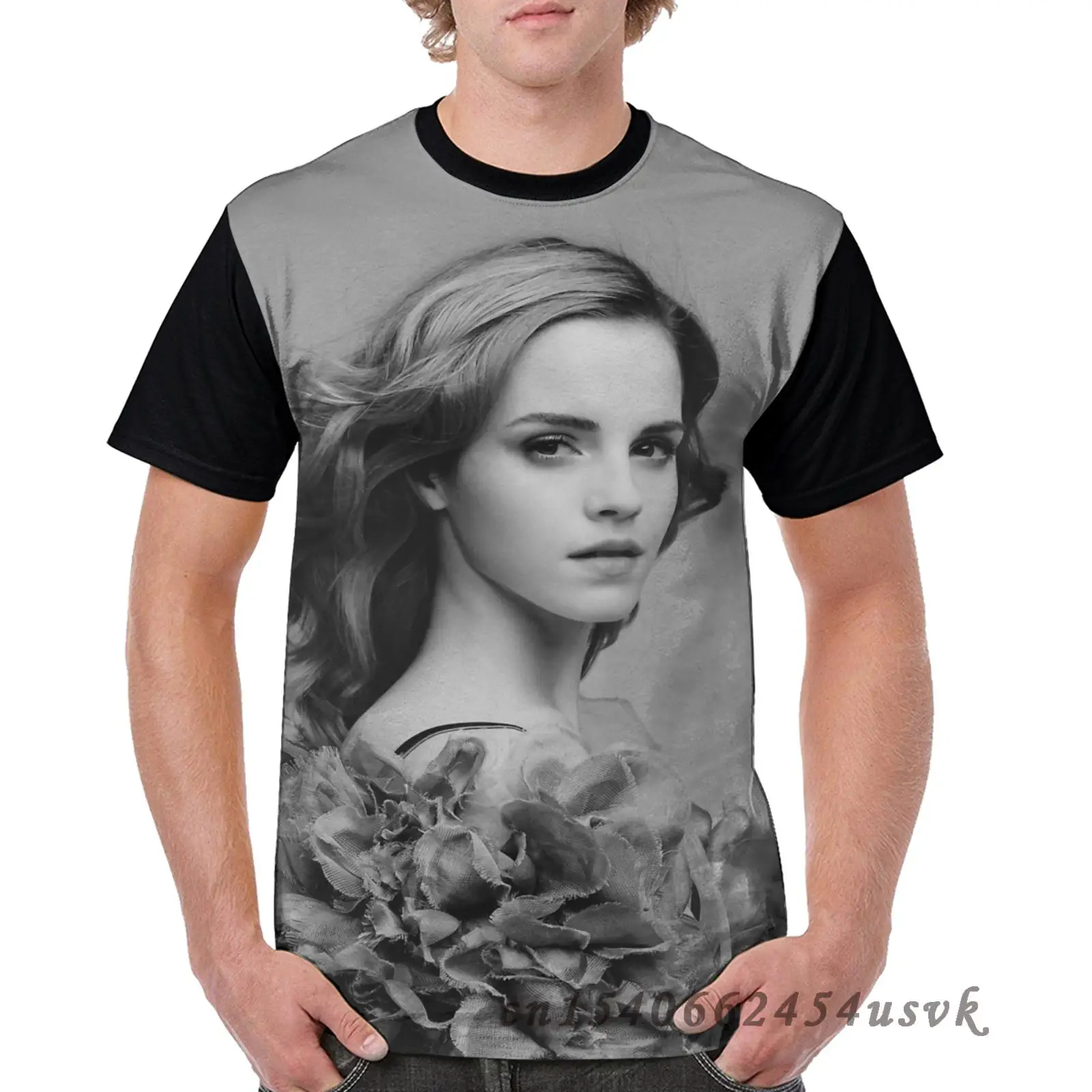 Забавная семейная Одинаковая одежда мужская футболка с принтом Эммы Ватсона