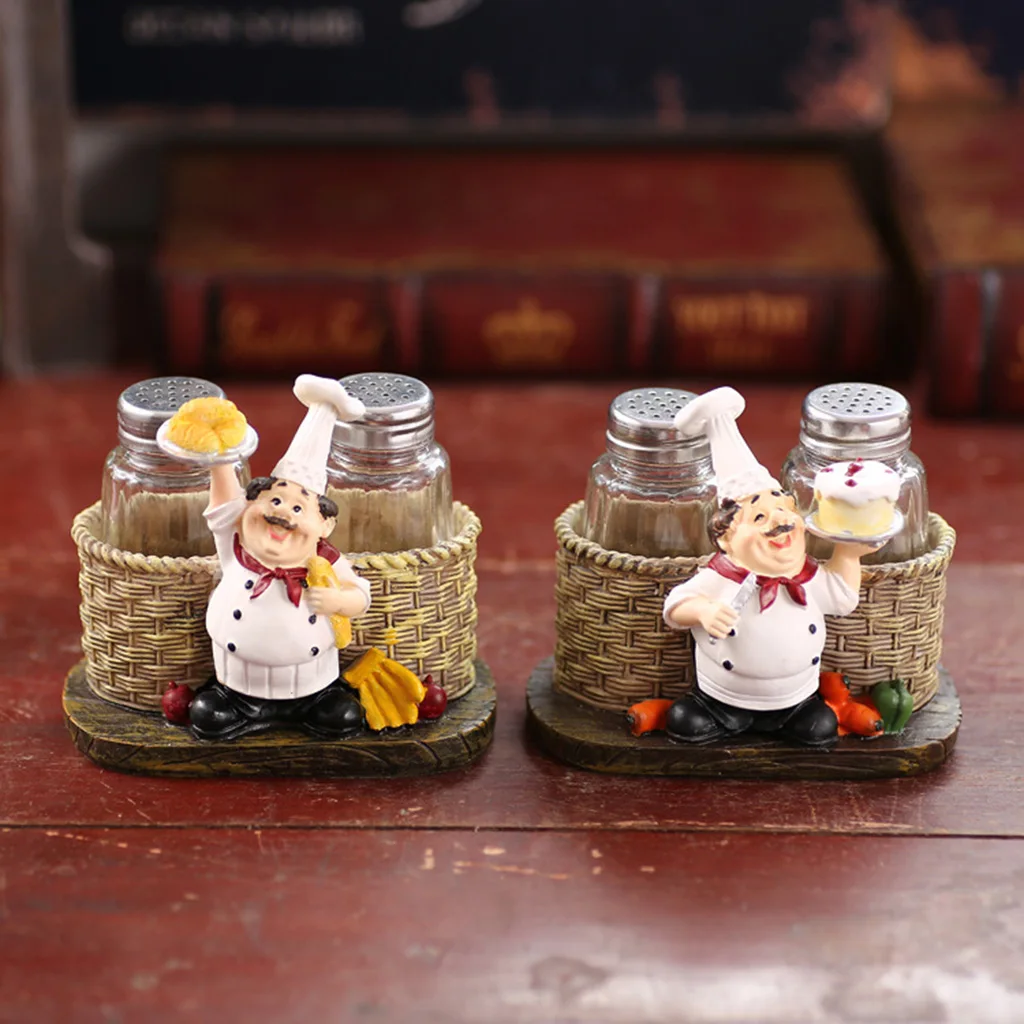 Держатель для бутылки с солью держатель перцем украшение шеф-повара кухонные