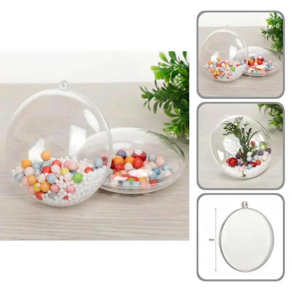 

Good Clear Ball Transparent Portable Fillable Ball DIY Personalized Clear Ball Ornament for Party Ball Ornament