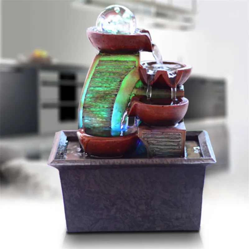 Фэн-шуй полимерный водный круг для помещений водные фонтаны поделки Подарки
