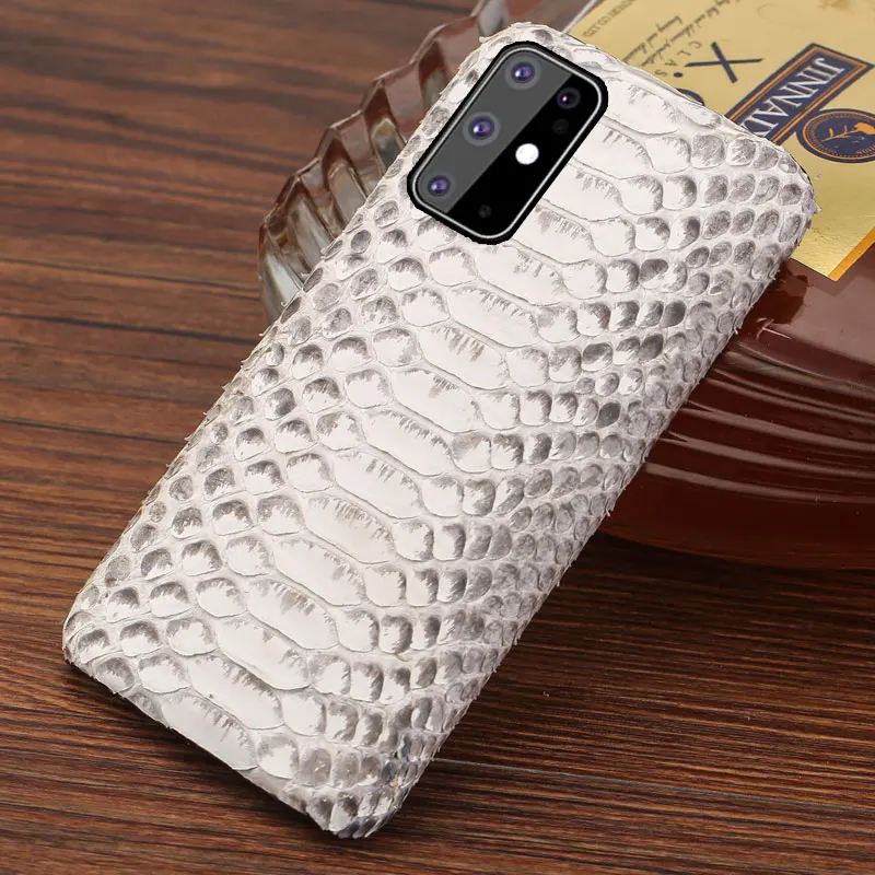 Чехол из натуральной кожи питона для Samsung galaxy S20 A70 S10 Plus S9 note 10 Snakeskins чехол Note 9