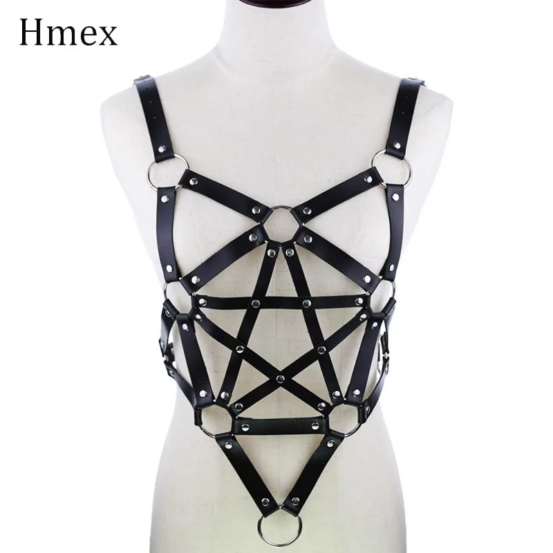 Сексуальное экзотическое нижнее белье Харадзюку из искусственной кожи|Женские