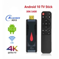 hd 4k tv stick x96 s400 mini pc tv stick android 10 tv box 2 4g wifi 2gb16gb allwinner h313 smart tv box 4k media player set top