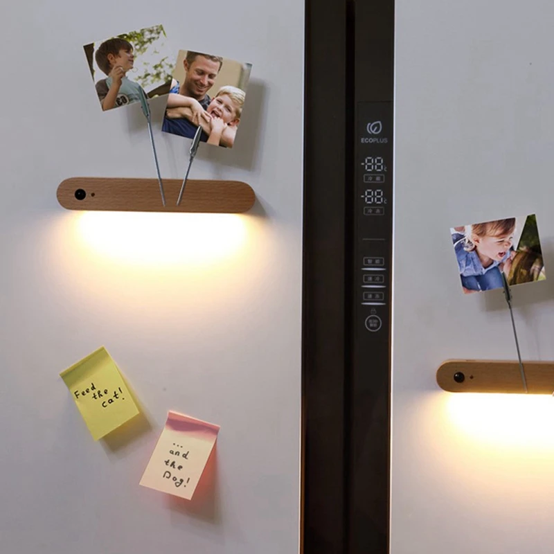 LED Under Cabinet Lighting Wireless Motion Sensor Light Usb Charging Smart Magnetic Bracket for Home Bedroom Corridor | Компьютеры и