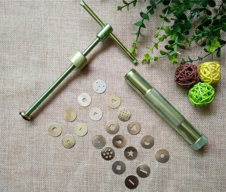

Extruders Sculpture Gun High Quality Green Clay Clay Sugar Paste Extruder Fondant Cake Sculpture Polymer Gun Tool