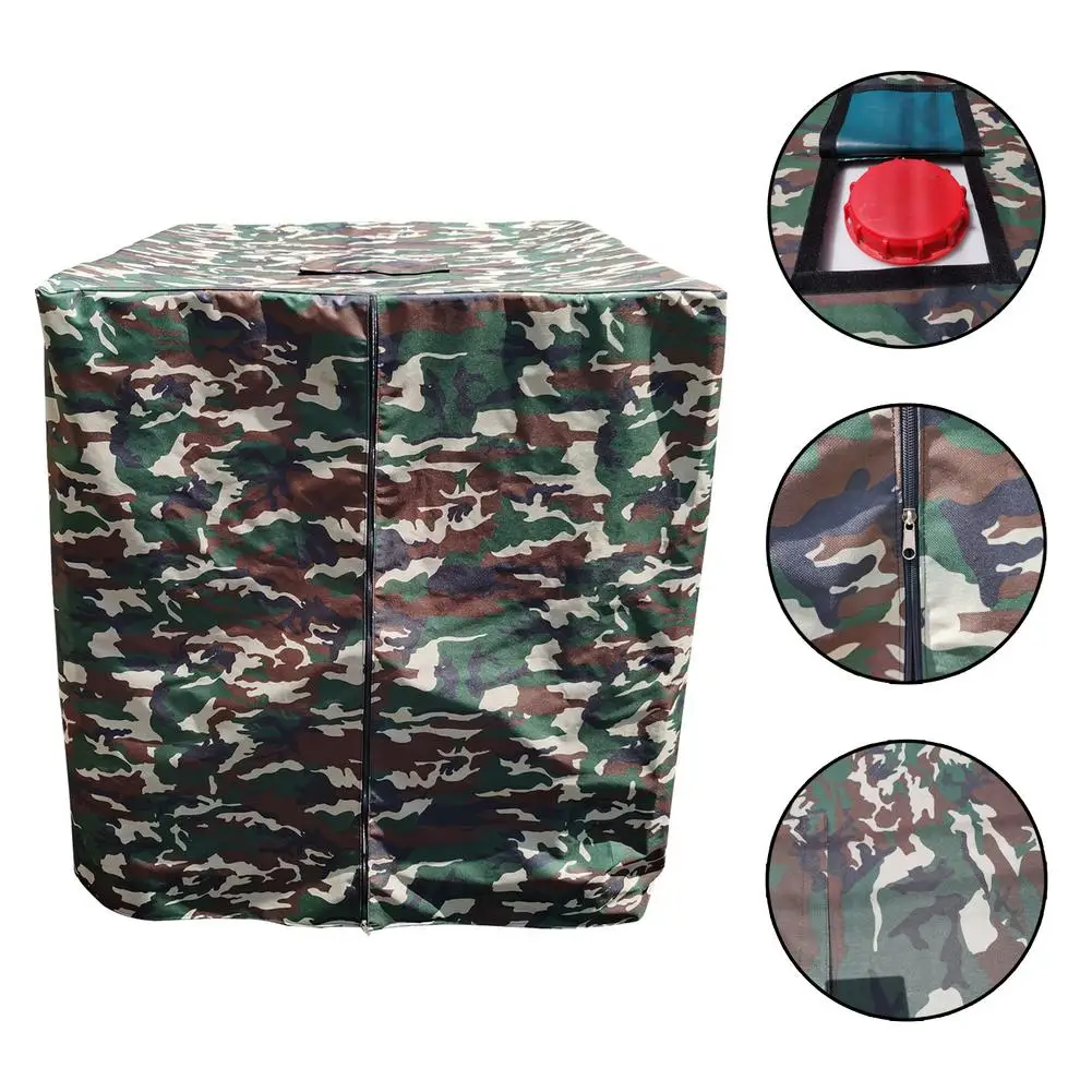 

Защитная крышка для контейнеров с защитой от УФ-излучения, ткань Оксфорд для резервуара для дождя, крышка для резервуара для воды, крышка дл...