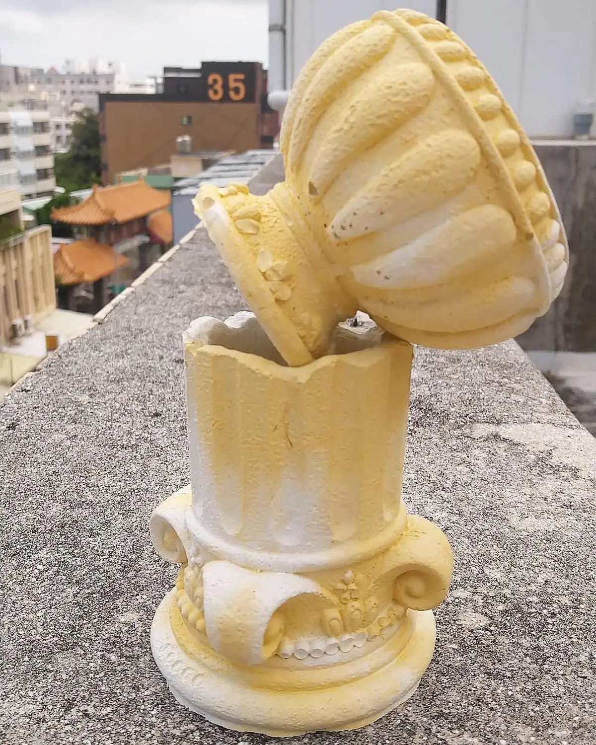 Европейские формы для горшков бетонных плантаторов римская колонна