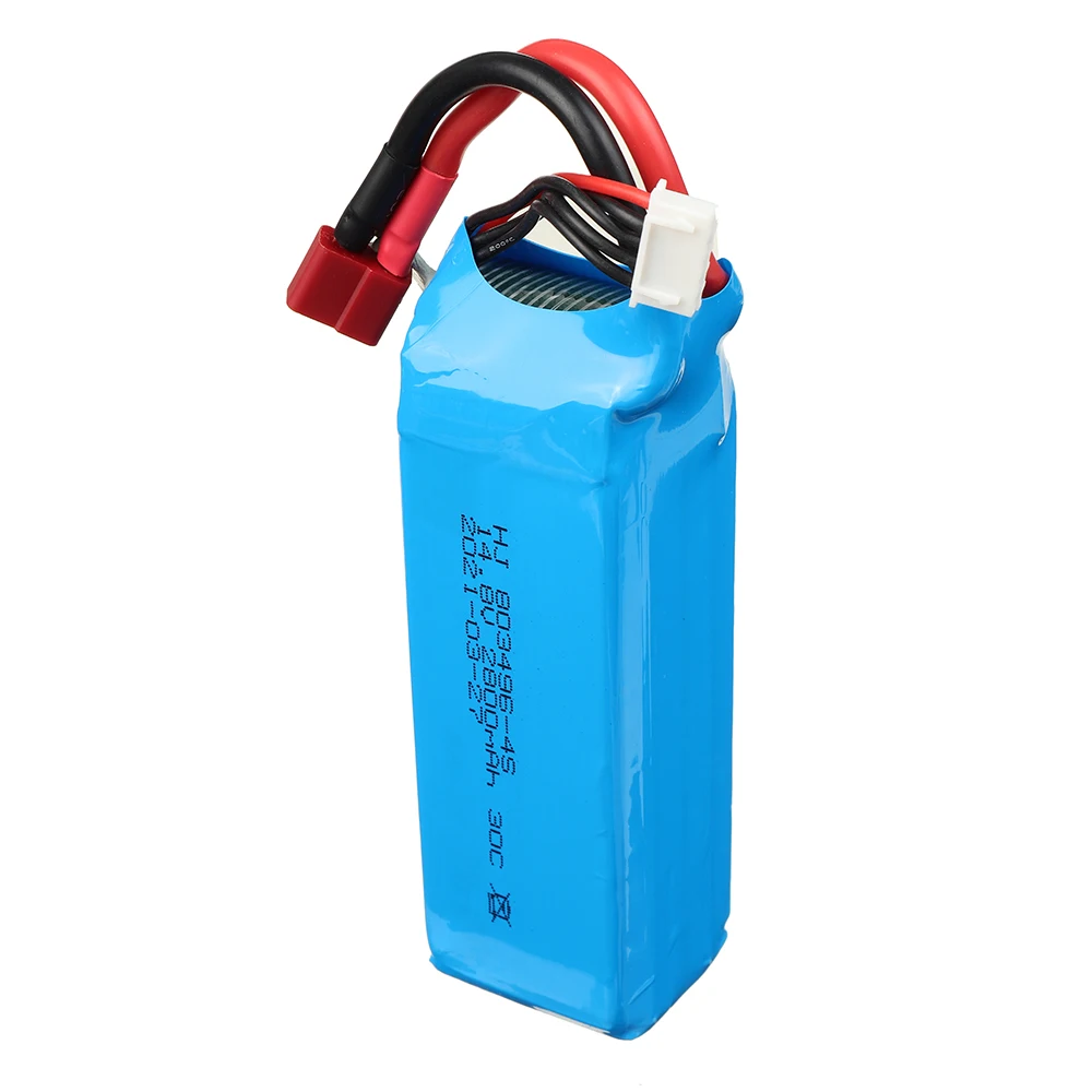 

14.8V 2800mAh 30C 4S LiPo Battery for FT010 FT011 RC Boat RC Racing Car T Deans Plug Replacement Accessories Spare Parts