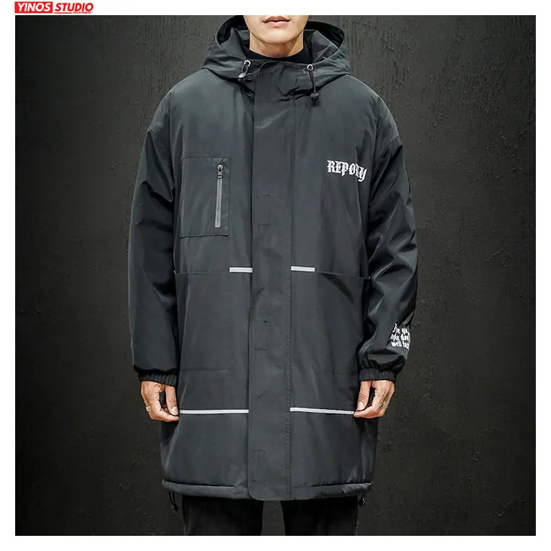 Прямая поставка мужские однотонные пальто с капюшоном осень 2019 уличные топы