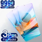Защитное стекло для Xiaomi Redmi Note 10 Pro, 10S, 9 Pro Max, 9T, 3 шт.