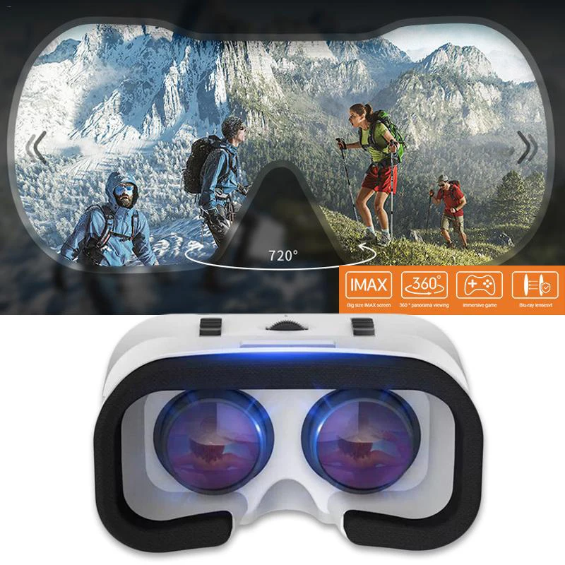 3d vr glasses headset head mounted adjustable vr g05a for 4 7 6 0 inches android smart phones virtual reality glasses portable free global shipping