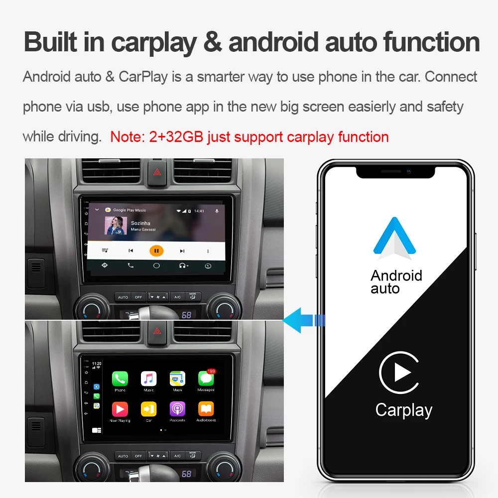 EBILAEN автомобильный мультимедийный плеер для Honda CRV CR-V 2006-2011 Android 10 0 Авторадио GPS