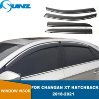 side window deflector for changan xt 2018 2019 2020 2021 window visor weathershields awning shield guard shade cover sunz