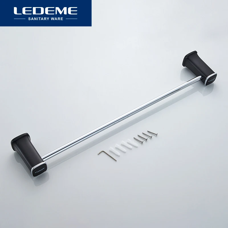 LEDEME вешалка для полотенец держатель хранения полка дверных крючков черный