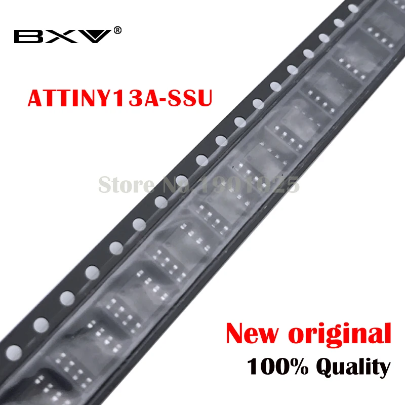 5 шт. ATTINY13 ATTINY13A TINY13A MCU AVR 1K вспышка 20 МГц IC ATTINY13A-SSU лапками углублением SOP-8