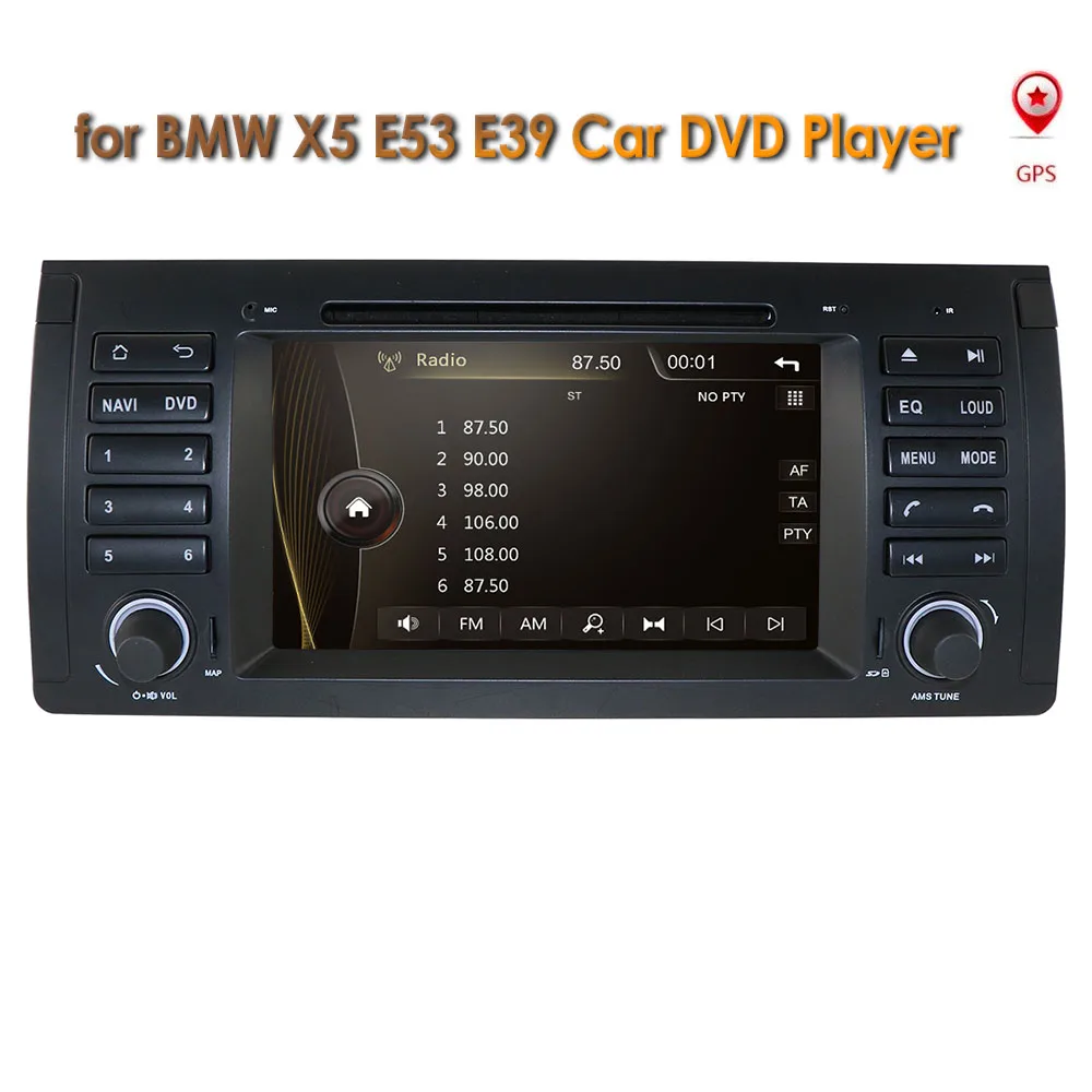 Автомобильный мультимедийный плеер 7 дюймов автомагнитола 2 Din для BMW E53 X5 E39 5 M5 E38 с