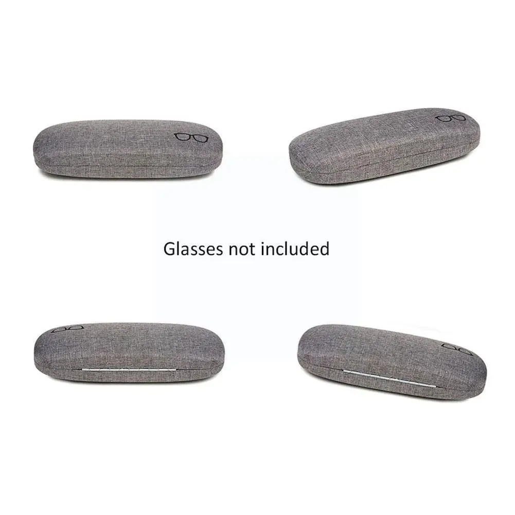 

Glasses Classic Fashion Tin Box Unisex Retro Linen Mirror Design Box Box Simple Linen Eye G9d2