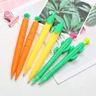 1 шт. механический карандаш в виде моркови, кактуса, кукурузы, механический карандаш 0507 мм, мультяшный милый креативный мягкий гелевый карандаш, ручка для пресса, инструменты для письма