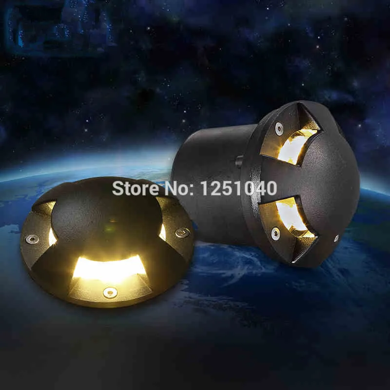 Завод прямых продаж 4 отверстие 85 265VAC 6 Вт светодиодный подземные лампы Открытый