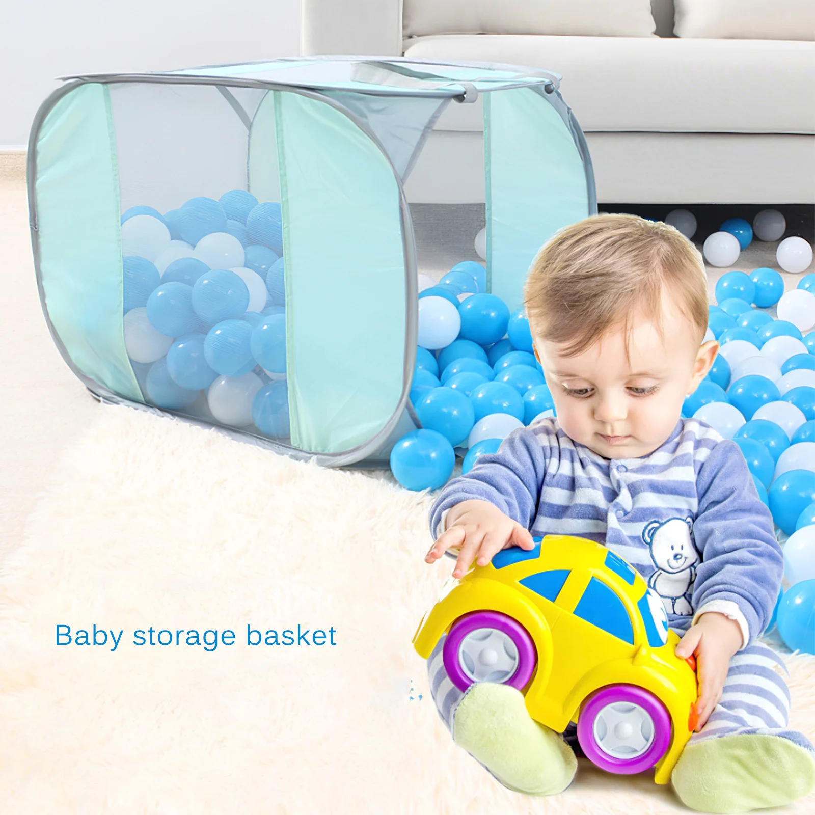 

Cartoon Sorting Basket Folding Clothes Storage Basket Laundry Basket Children Kids Toys Sundries Storage Organizer Home Storage