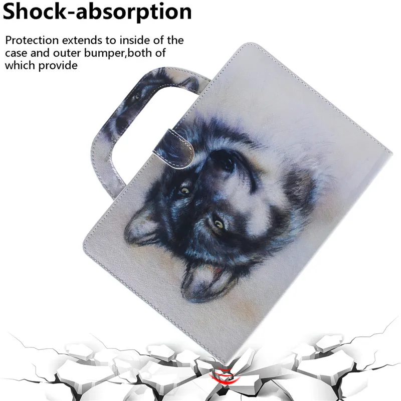 Кожаный чехол с откидной крышкой рисунком из ТПУ для Huawei MediaPad T5 10 Чехлы AGS2-W09 AGS2-L09