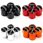 4 шт. колпачков на колесные шины, покрытые автомобильной универсальной трубкой, колпачок воздушного клапана, пыленепроницаемый для Seat Leon 2008-2018