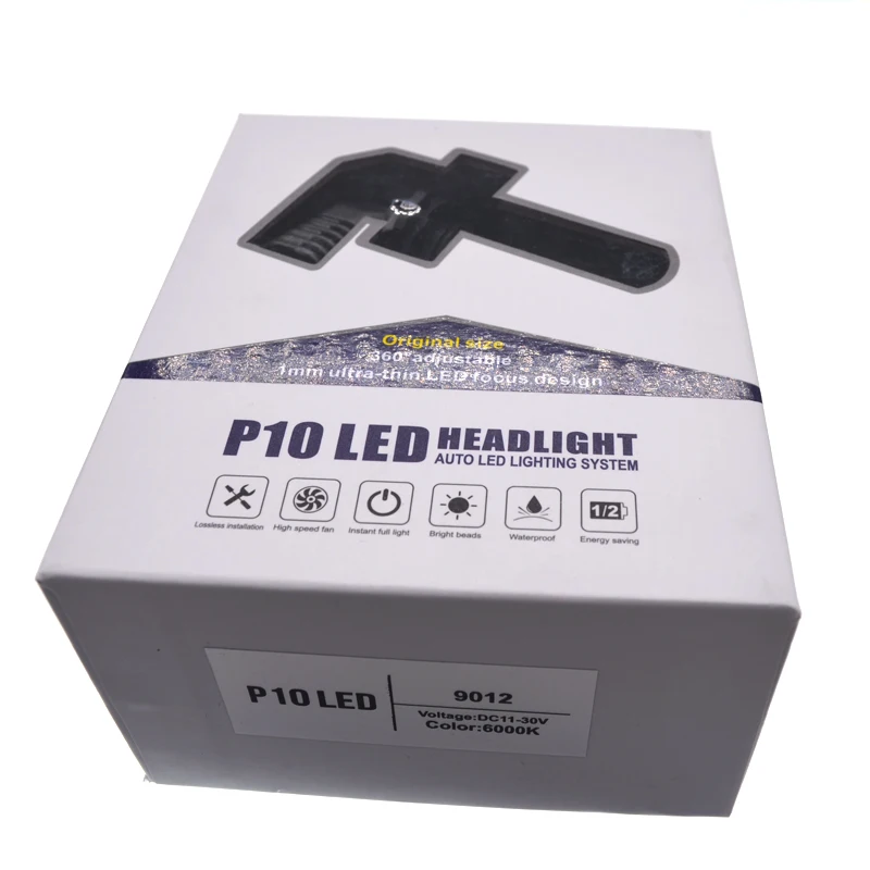 HIDLT 1 комплект мини размер P10 9012 HIR2 светодиодный лампы для фар все в одном дизайн 11