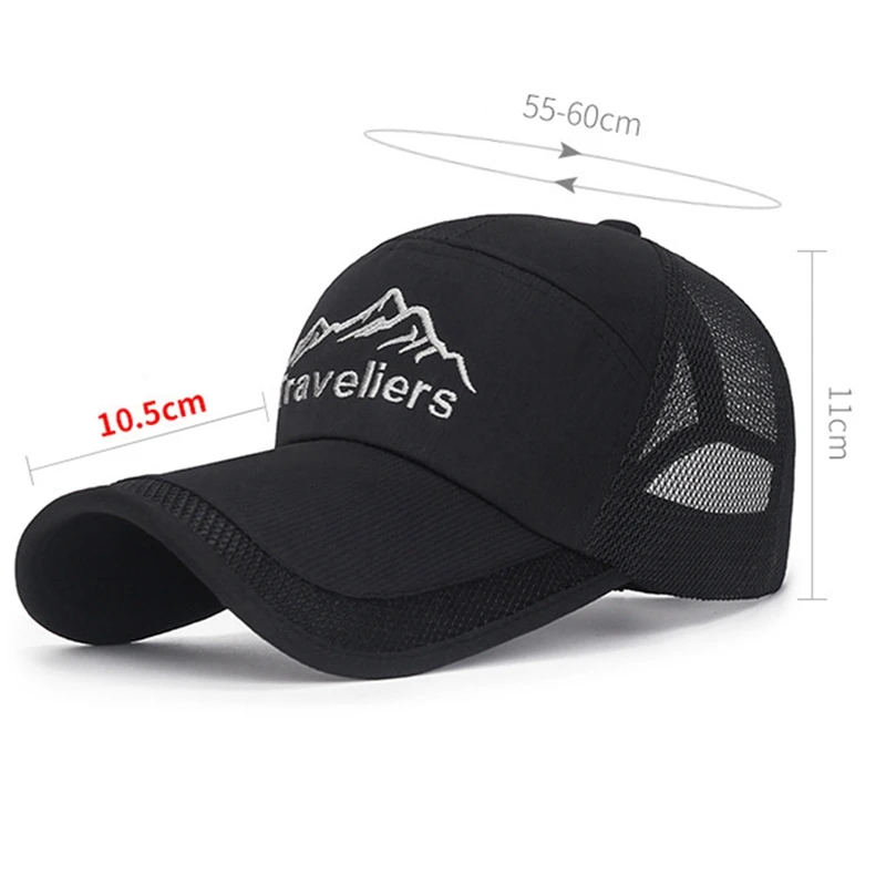 

Solid Color Long Brim Baseball Cap Fashion Letter Print Sport Casual Caps For Women Men Street Style Adjustable UV Protect