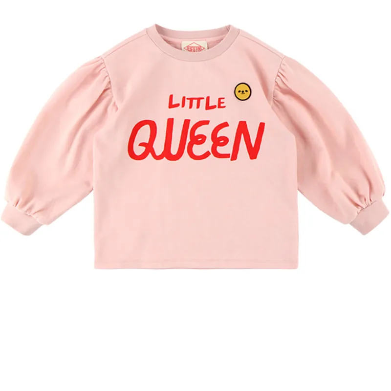 Sweatshirt Коллекция года, Bebe de Pi*, осенняя одежда в Корейском стиле для маленьких мальчиков и девочек футболка с длинными рукавами для малышей милые топы с надписями, детские футболки - Цвет: Sweatshirt