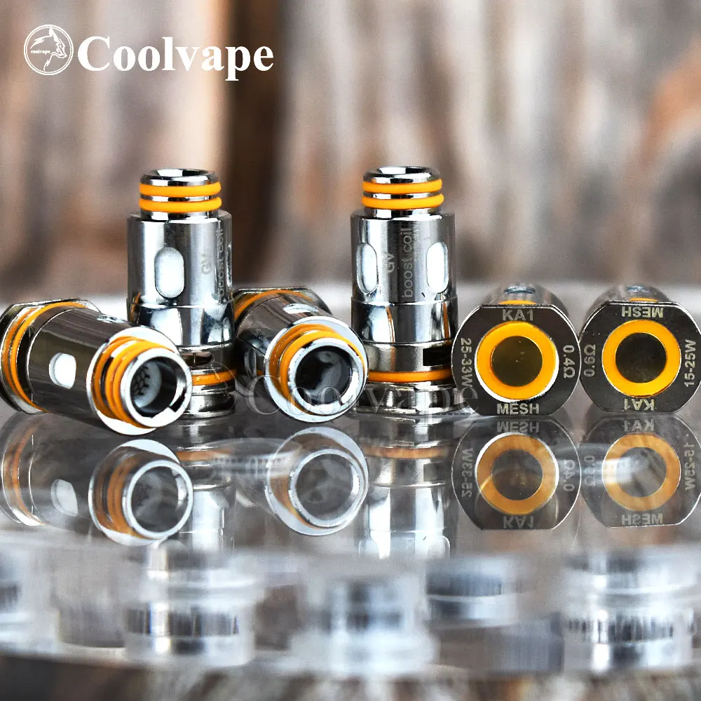 

Replacement Aegis Boost Coil Head Mesh 0.4ohm 0.6ohm Vape Coils For Aegis Cartridge Pods