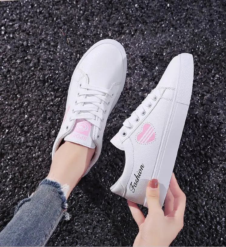 Супер уверенные в себе женские белые кроссовки 2019 г. В классическом стиле простые