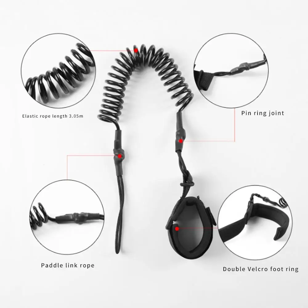 10 футов Поводок для доски серфинга подставка поводок лодыжки прочная веревка ног