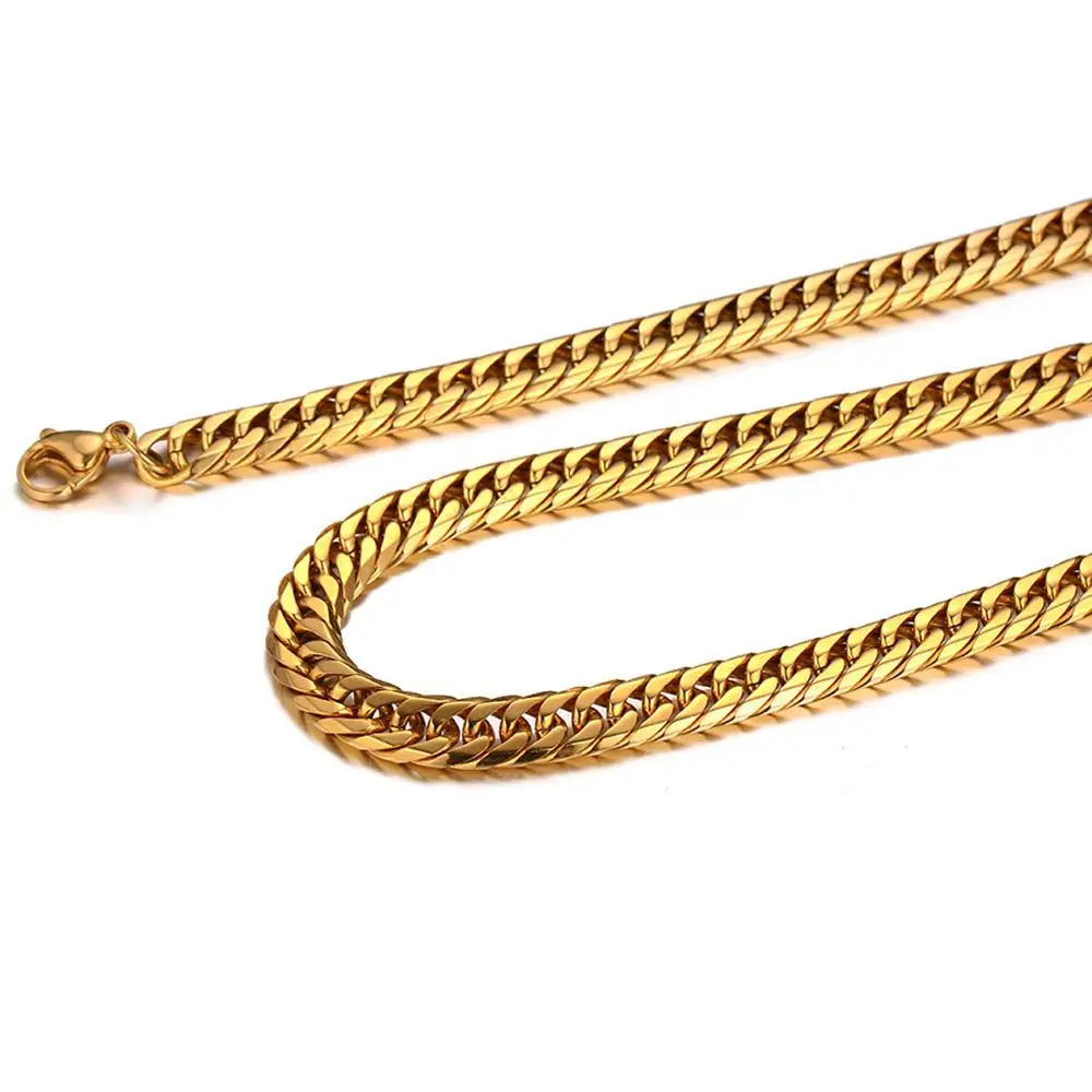 Tisnium стимпанк стильные мужские ожерелья золотого цвета из нержавеющей стали