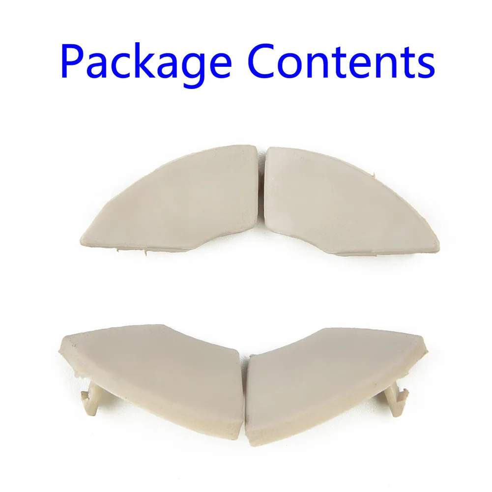 4X бежевый кнопки Накладка для Fiat 500 Радио Cd-плеер кнопка с черными краями Форма