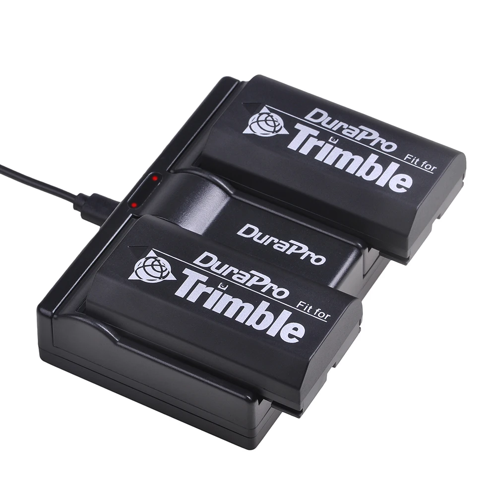

7.4V 2600mAh Battery with Charger for Trimble 54344, 29518, 46607, 52030, 38403, R8, 5700, 5800, R6, R7, R8, Pentax Ei-D-Li1