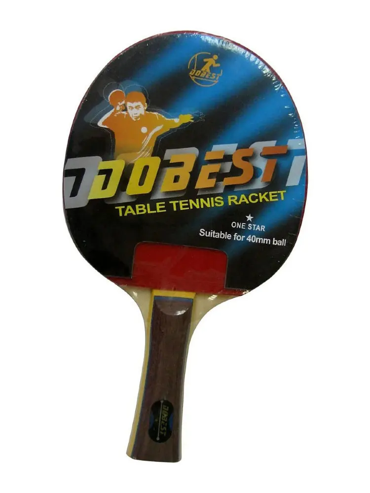Набор для н/т DOBEST BR18 1 звезда (2 ракетки + 3 мяча сетка крепеж)|Аксессуары и