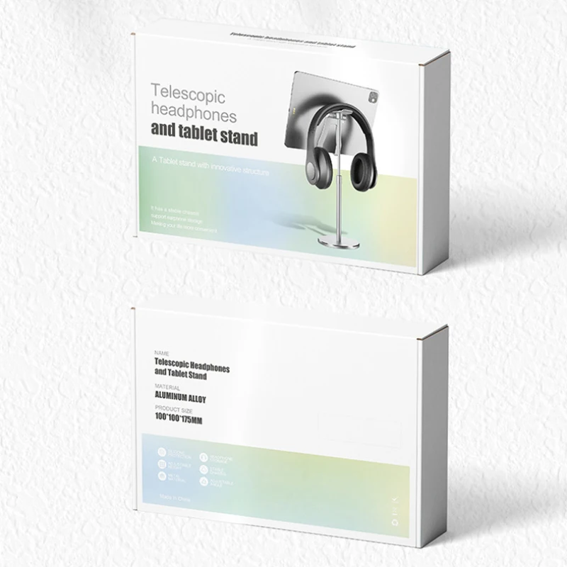 

Aluminum Alloy Cell Phone Headphone Stand Mobile Phone Holder Headset Hanger Desktop Stand Table Mounted Hook