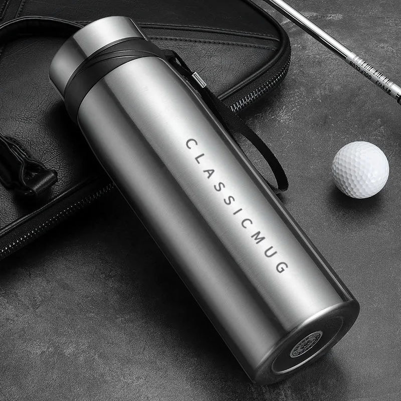 

1500ml/1100ml/650ml Portable Double Stainless Steel Vacuum Flask Coffee Tea Thermos Sport Travel Mug Large Capacity Thermocup