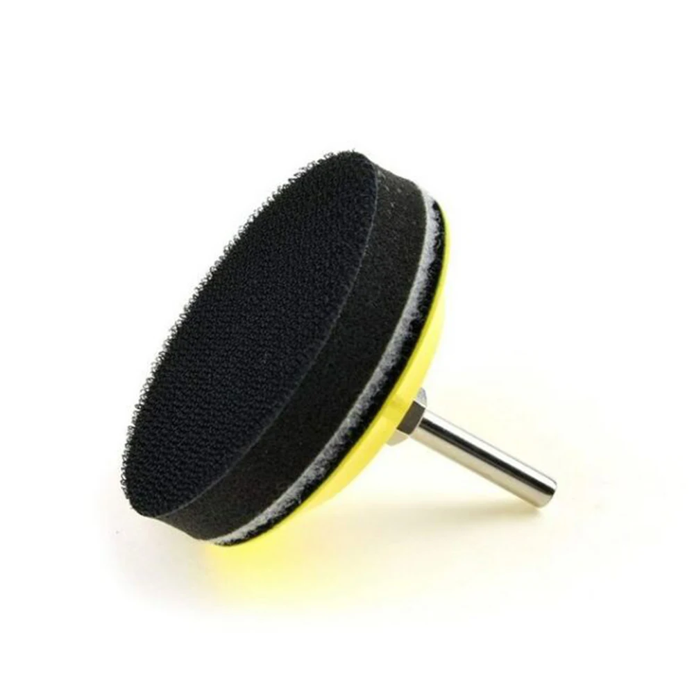 

3Inch 75mm Hook&Loop Sanding Pad+Soft Foam Layer Buffering Pad Kit For Rotary Tool Grinder Electric Drill Sanding/Buffering Pad