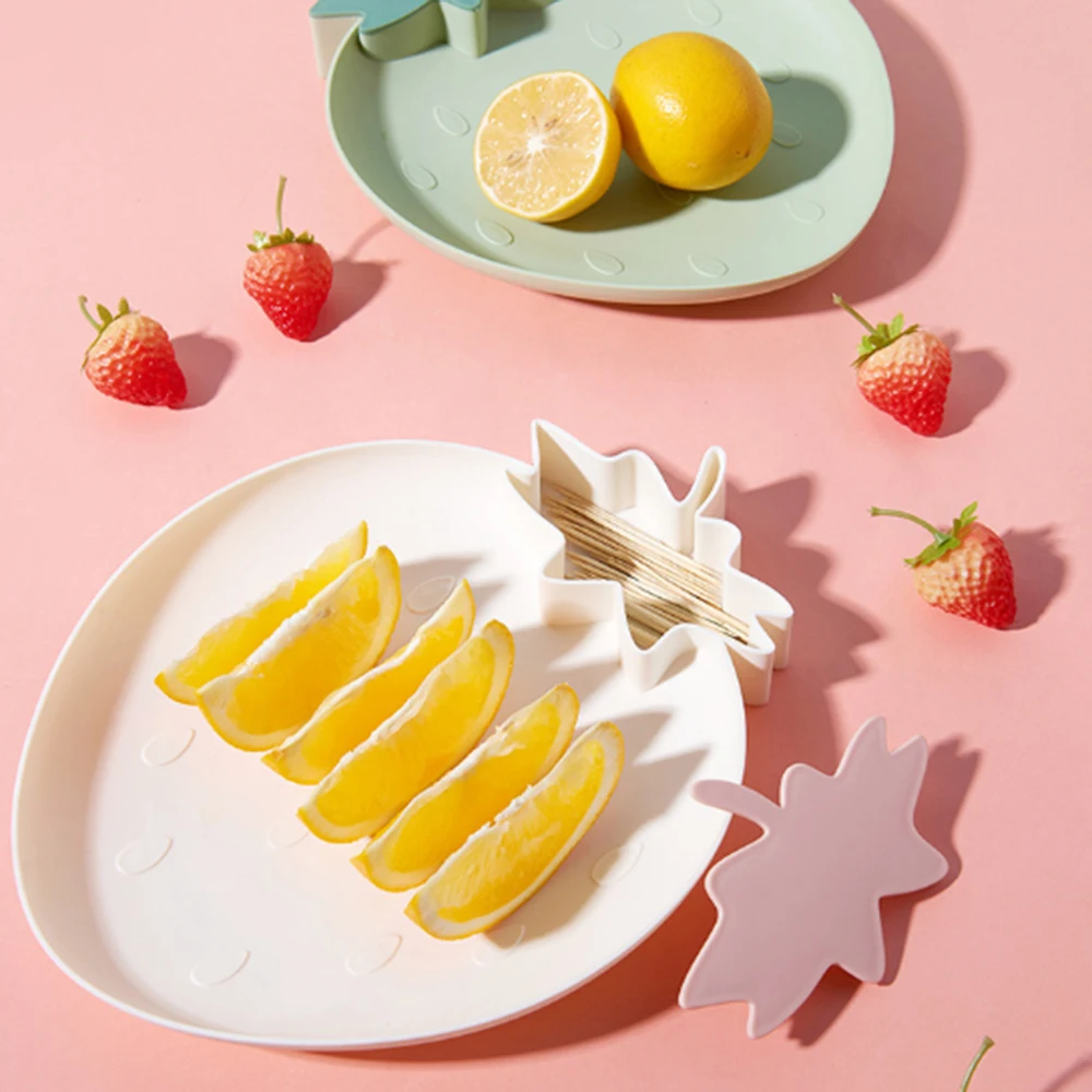 Поднос пластиковая тарелка подносы для закусок пищевые домашняя десертная | Дом