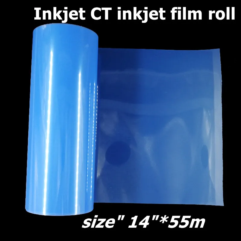 Водонепроницаемая синяя пленка для струйной печати 14*55 м|Фотобумага| |